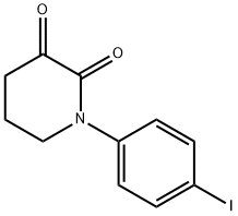 1-(4-iodophenyl)piperidine-2,3-dione 구조식 이미지