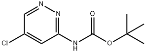 Carbamic acid, N-(5-chloro-3-pyridazinyl)-, 1,1-dimethylethyl ester Structure