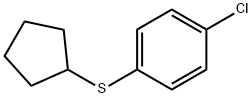 Benzene, 1-chloro-4-(cyclopentylthio)- Structure