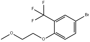 Benzene, 4-bromo-1-(2-methoxyethoxy)-2-(trifluoromethyl)- Structure