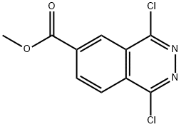 6-Phthalazinecarboxylic acid, 1,4-dichloro-, methyl ester Structure