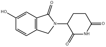 3-(6-hydroxy-1-oxoisoindolin-2-yl)piperidine-2,6-dione Structure