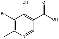 5-bromo-4-hydroxy-6-methylpyridine-3-carboxylic acid Structure