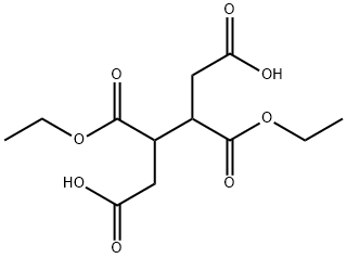 1,2,3,4-Butanetetracarboxylic acid, 2,3-diethyl ester Structure