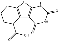 [1]Benzothieno[2,3-d]pyrimidine-5-carboxylic acid, 1,2,3,4,5,6,7,8-octahydro-2,4-dioxo- Structure