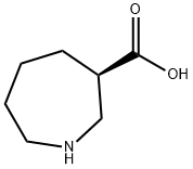 (3R)-Hexahydro-1H-azepine-3-carboxylic acid 구조식 이미지