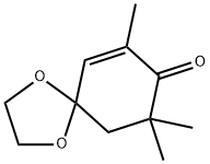 1,4-Dioxaspiro[4.5]dec-6-en-8-one, 7,9,9-trimethyl- Structure