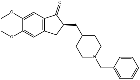 (-)-Donepezil Structure