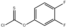 Carbonochloridothioic acid, O-(3,4-difluorophenyl) ester Structure