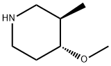 (3R,4R)-4-Methoxy-3-methyl-piperidine Structure