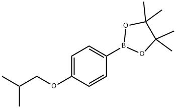 2-(4- lsobutoxyphenol)-4,4,5,5-tetramethyl-1,3,2-dioxaborolane Structure