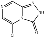 1,2,4-Triazolo[4,3-a]pyrazin-3(2H)-one, 5-chloro- Structure