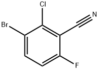 3-bromo-2-chloro-6-fluorobenzonitrile Structure