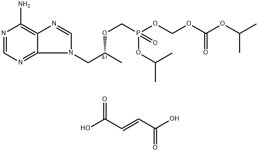 Mono-POC Isopropyl Tenofovir 구조식 이미지