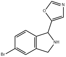 5-Bromo-1-(1,3-Oxazol-5-Yl)-2,3-Dihydro-1H-Isoindole(WX165016) Structure