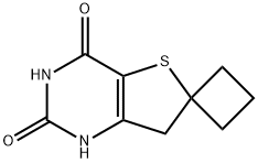 Spiro[cyclobutane-1,6'(1'H)-thieno[3,2-d]pyrimidine]-2',4'(3'H,7'H)-dione Structure