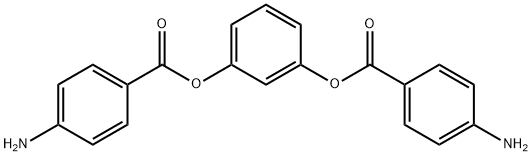 3-(4-aminobenzoyloxy)phenyl 4-aminobenzoate(p-BABB) Structure