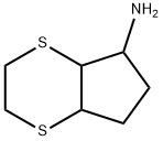 5H-Cyclopenta[b]-1,4-dithiin-5-amine, hexahydro- 구조식 이미지