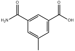 3-carbamoyl-5-methylbenzoic acid Structure