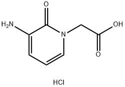 2-(3-Amino-2-oxo-1,2-dihydropyridin-1-yl)acetic Acid Hydrochloride Structure