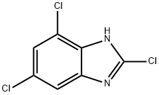 2,4,6-trichlorobenzimidazole Structure