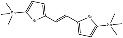 Stannane, 1,1'-[(1E)-1,2-ethenediyldi-5,2-selenophenediyl]bis[1,1,1-trimethyl- 구조식 이미지