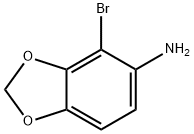 1,3-Benzodioxol-5-amine, 4-bromo- 구조식 이미지