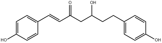 1,7-Bis(4-hydroxyphenyl)
-5-hydroxyhept-1-en-3-one 구조식 이미지