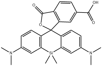 Si-TAMRA-6-COOH Structure