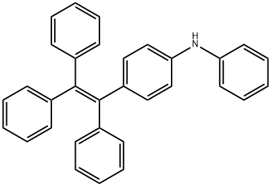 Benzenamine, N-phenyl-4-(1,2,2-triphenylethenyl)- Structure