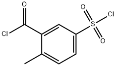 5-(chlorosulfonyl)-2-methylbenzoyl chloride Structure