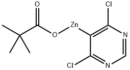 (4,6-Dichloropyrimidin-5-yl)zinc pivalate (1.00 mmol/g) 구조식 이미지