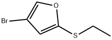 Furan, 4-bromo-2-(ethylthio)- Structure