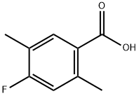 Benzoic acid, 4-fluoro-2,5-dimethyl- 구조식 이미지