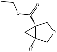 3-Oxabicyclo[3.1.0]hexane-1-carboxylic acid, ethyl ester, (1S,5S)- Structure