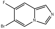 Imidazo[1,5-a]pyridine, 6-bromo-7-fluoro- Structure