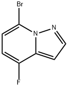 Pyrazolo[1,5-a]pyridine, 7-bromo-4-fluoro- Structure