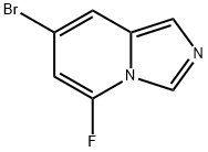 Imidazo[1,5-a]pyridine, 7-bromo-5-fluoro- Structure