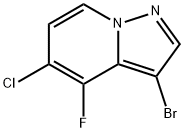 Pyrazolo[1,5-a]pyridine, 3-bromo-5-chloro-4-fluoro- Structure