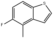 Benzo[b]thiophene, 5-fluoro-4-methyl- Structure