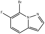 Pyrazolo[1,5-a]pyridine, 7-bromo-6-fluoro- Structure
