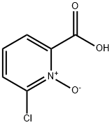 2-Pyridinecarboxylic acid, 6-chloro-, 1-oxide Structure