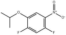 Benzene, 1,5-difluoro-2-(1-methylethoxy)-4-nitro- Structure