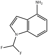 1H-Indol-4-amine, 1-(difluoromethyl)- Structure