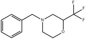 Morpholine, 4-(phenylmethyl)-2-(trifluoromethyl)- 구조식 이미지