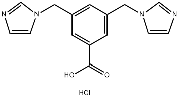 3,5-bis((1H-imidazol-1-yl)methyl)benzoic acid，hydrogen chloride Structure