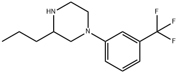 3-propyl-1-[3-(trifluoromethyl)phenyl]piperazine Structure