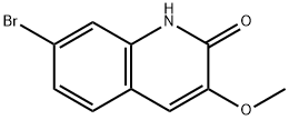 2(1H)-Quinolinone, 7-bromo-3-methoxy- Structure