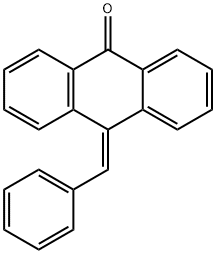 9-BENZYLIDENEANTHRONE Structure