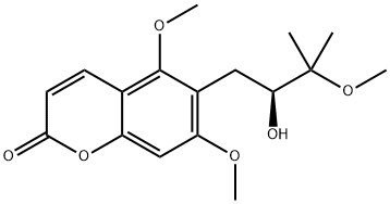 Toddalolactone 3′-O-methyl ether Structure